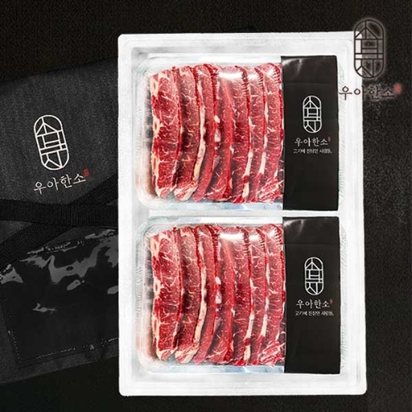 [우아한소] 프리미엄 LA갈비 선물세트 (2kg+2kg) 4kg