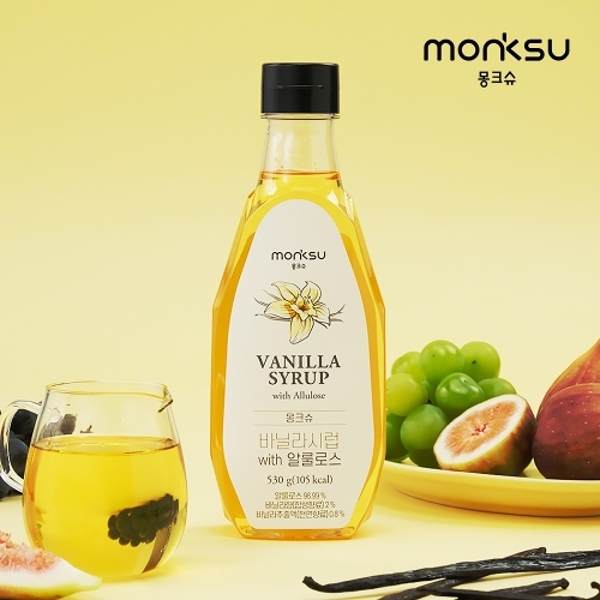[몽크슈] 무설탕 저당 바닐라 알룰로스 커피시럽 530g