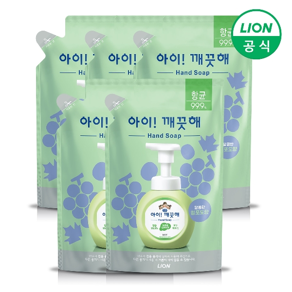 아이깨끗해 핸드워시 리필 450ml X 5개