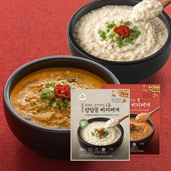 임성근의 장단콩 비지찌개 350gx8팩(우거지맛4,순한맛4)