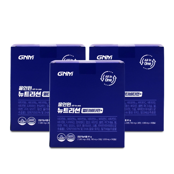 GNM자연의품격 올인원 뉴트리션 멀티비타민 플러스 2700mg x 30개입 X 3박스 I