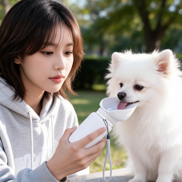 (타입 그레이 550ml)실리콘 물통 접이식 휴대용 물병 산책 외출용 등산 캠핑 운동 조깅 나들이 텀블러