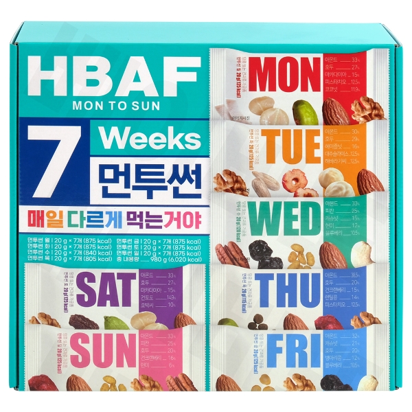HBAF 먼투썬 7주 20g 49개입 1개 (49개)