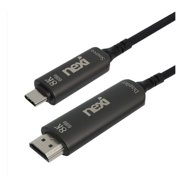 8K 4K USB3.1 to HDMI C타입 하이브리드 광케이블 15M 고화질 미러링 노트북 데스크탑 PC 컴퓨터 48GBPS