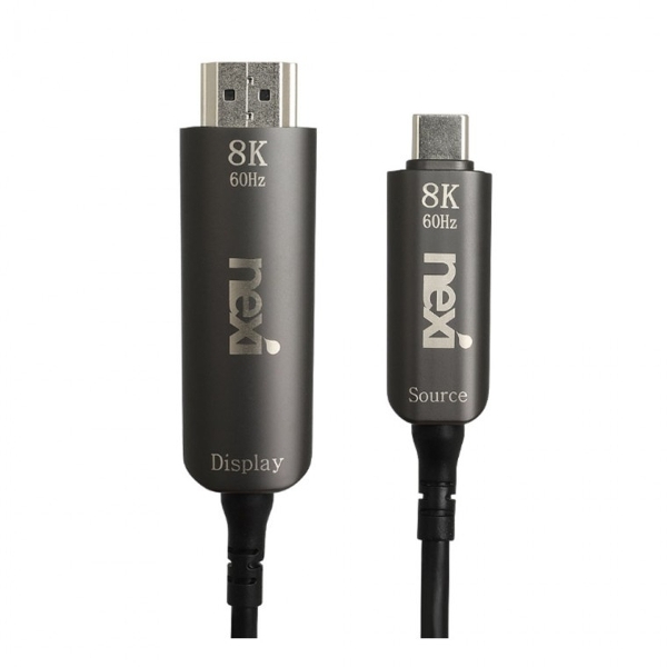 8K 4K USB3.1 to HDMI C타입 하이브리드 광케이블 5M 고화질 미러링 노트북 데스크탑 PC 컴퓨터 48GBPS