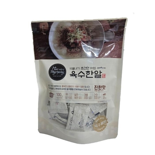[자연정선] 해통령 육수한알 진한맛 100g  5개