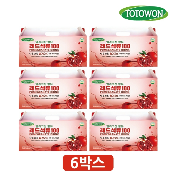 강원식품 레드석류 100 35포 x 6박스 (210포)