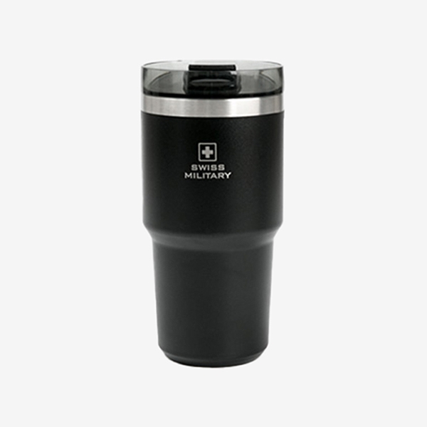 [SWISS MILITARY] 라떼 텀블러 600mL _ 블랙