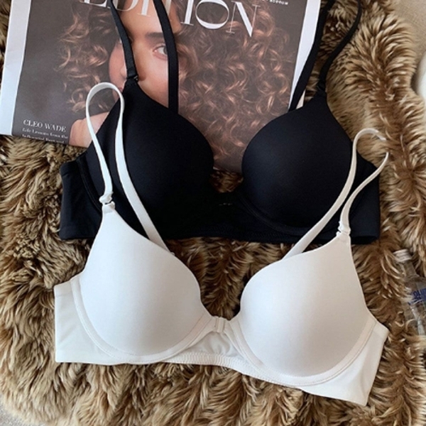 원터치 앞후크 브라 3/4컵 반컵 볼륨 브래지어 속옷