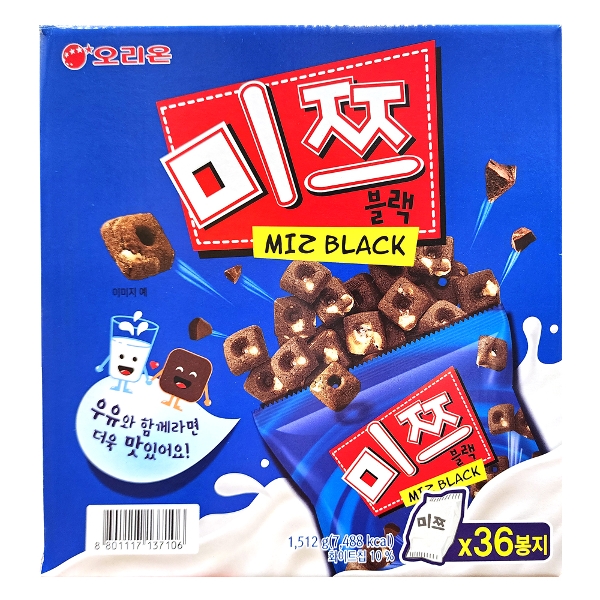 오리온 미쯔 블랙 미니 42g 36개