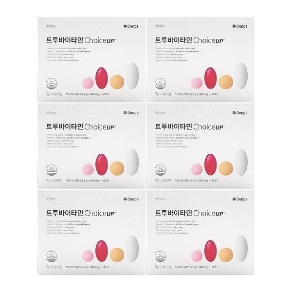 덴프스 트루바이타민 초이스 업 1840mg x 30포 x 6박스