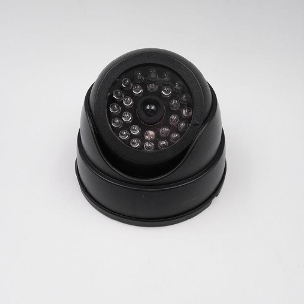원형 모형 감시카메라(블랙) 위아 방범용 가짜cctv