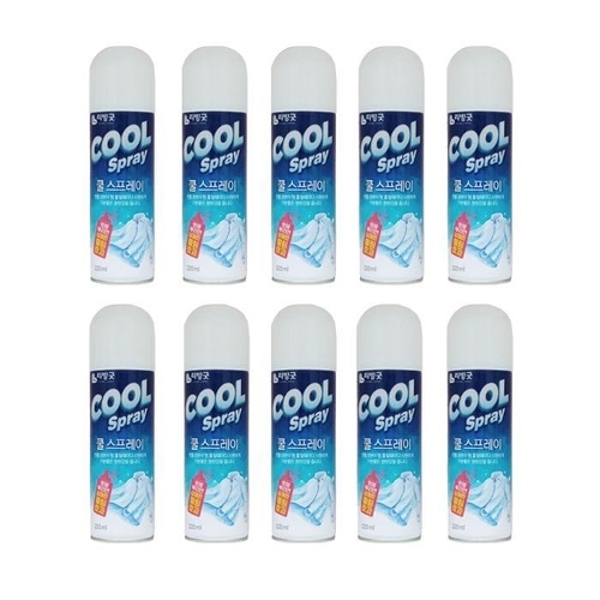 리빙굿 쿨 스프레이 멘톨 쿨링 220ml X 10개