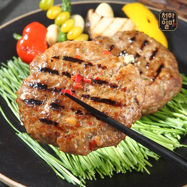 [천하일미] 홍석천 이원일 떡갈비 전통 매콤 15팩 (총30장) 맛 선택 가능