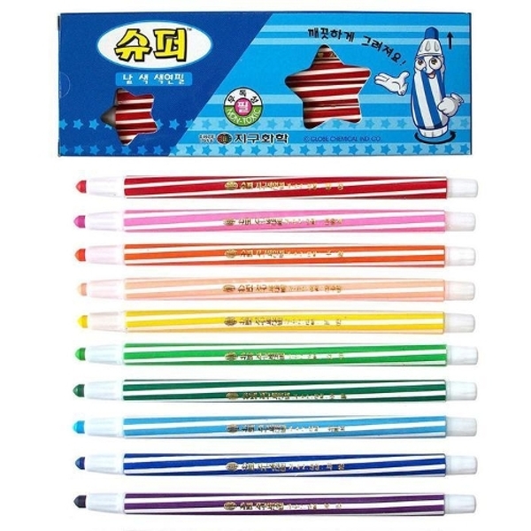 지구화학 슈퍼 낱색 색연필 (12자루) 1다스 (택1)