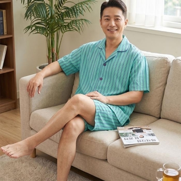 남자 여름 빅사이즈 인견 잠옷세트