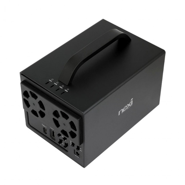 USB3.1 C타입 GEN2 4베이 HDD 3.5형 데이터 스토리지 노트북 데스크탑 PC 컴퓨터 전송속도 10GBPS