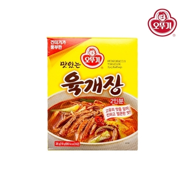 (주)오뚜기 [오뚜기] 맛있는육개장 38Gx 12개