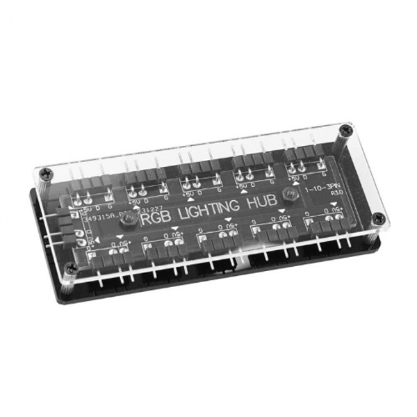 RGB 허브 연결 10분배 PC 5V 튜닝 메인보드