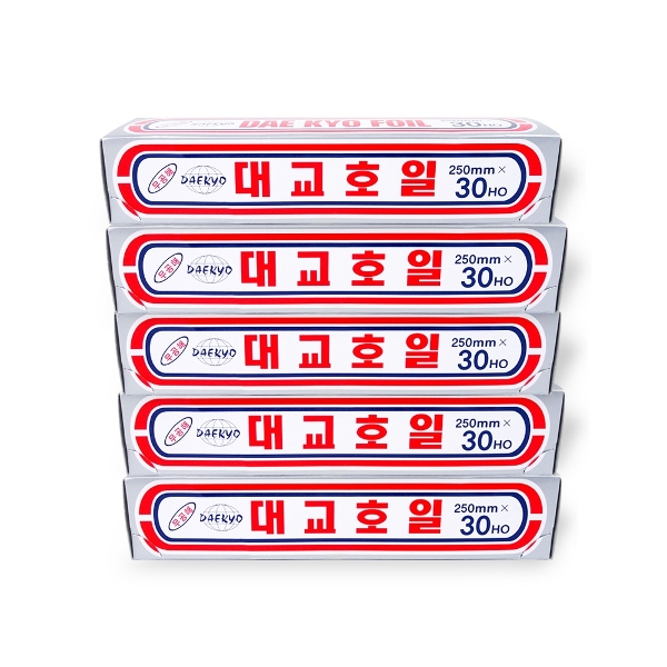 대교호일 250mmx30HO-5개 쿠킹호일 25x30ho 250x30호 은박지 알루미늄