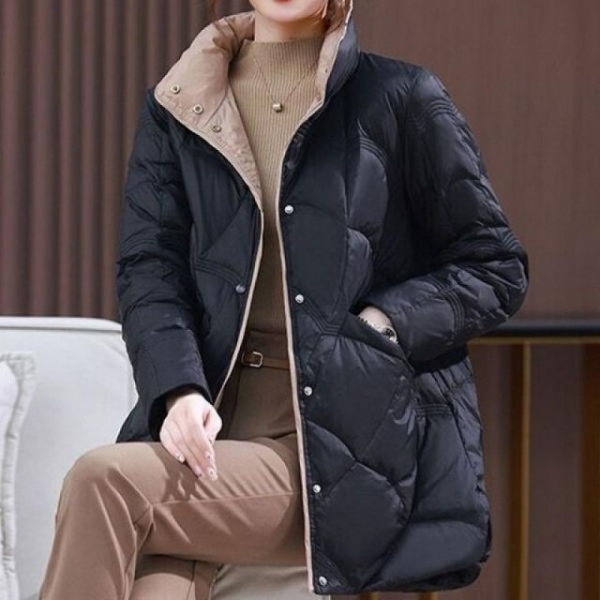여성 오리털 경량 패딩코트 겨울 간절기 점퍼