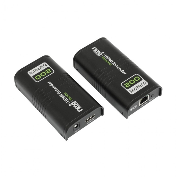 HDMI 익스텐더 수신기 미러링 대형화면 고화질 PC 노트북 데스크탑 모니터 셋탑박스 200M 장거리 수신