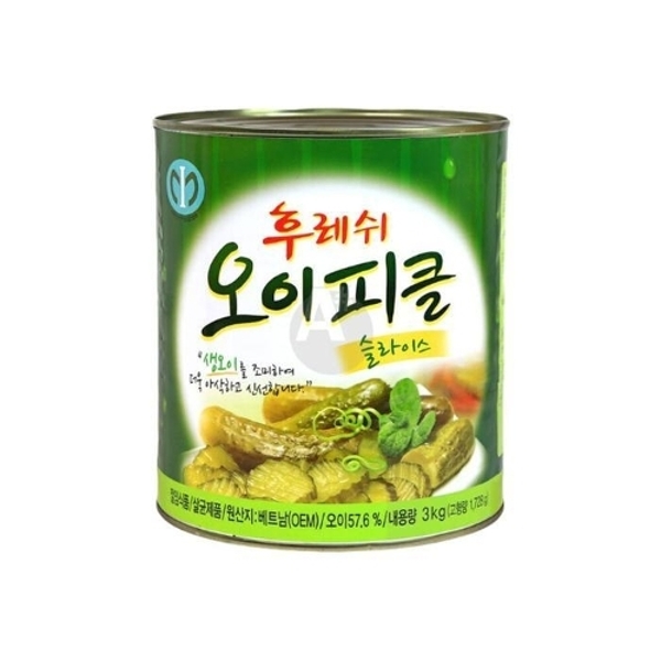 일미 오이피클 슬라이스 3Kg 대용량 식당 업소용 식자재