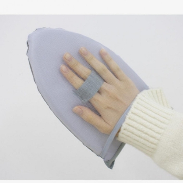 ( )핸디 스팀 다리미 장갑 휴대용 미니 다림판 패드 화상 방지 안전 간편 소품