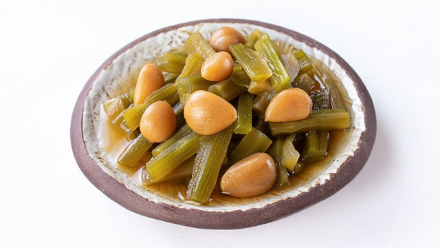 밥도둑 궁채 알마늘 장아찌 1kg x 2팩