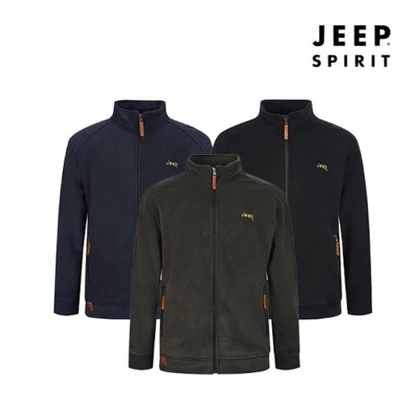 JEEP SPIRIT 남성 따뜻한 폴라플리스 겨울점퍼 3종택1