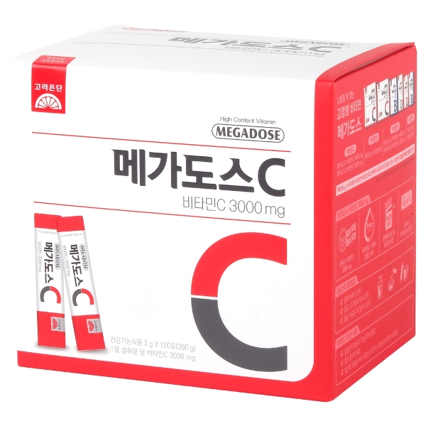 고려은단 메가도스C 3000 120포 1개
