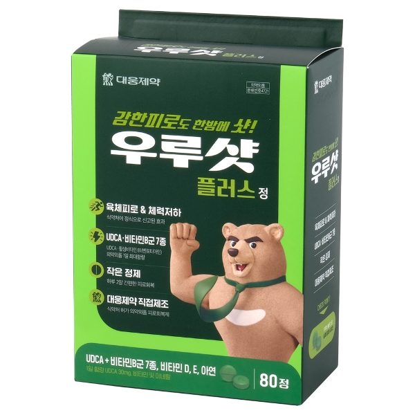 대웅제약 우루샷 80정 1개