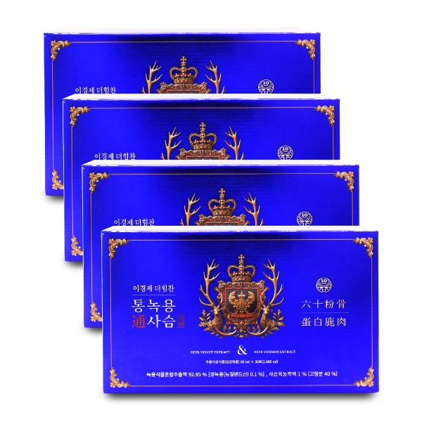 이경제 이경제 더힘찬 통녹용 사슴진액 66ml x 30포 X 4박스 I