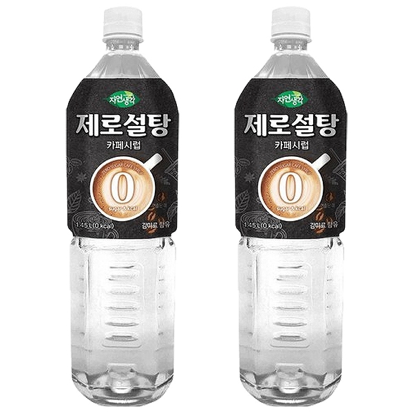 희창 카페시럽 제로설탕 1.45L x 2개