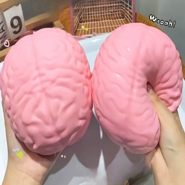 대왕 점보 두뇌 뇌 말랑이 타바 스퀴시 스트레스볼 슬라임 마시멜로우 촉감놀이 친구 우정선물