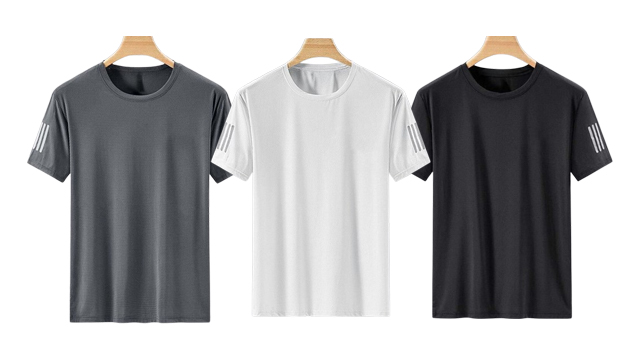 3color 3장 1세트 아이스 냉감 반팔티