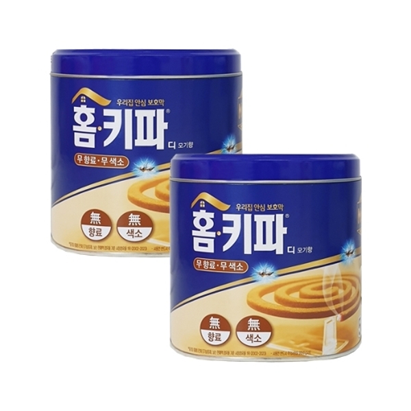 홈키파 모기향 50p(캔) x2