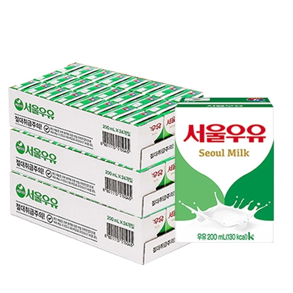 서울우유 멸균우유 200mlx72개