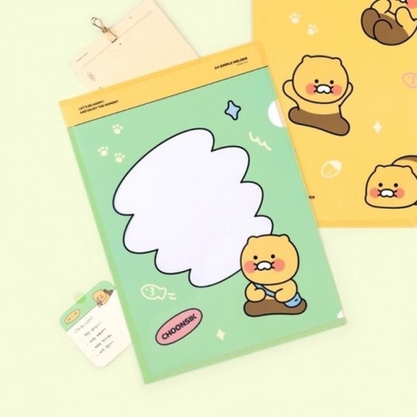 [아우트66]L홀더 PP 반투명 L 홀더 캐릭터 사이즈 A4