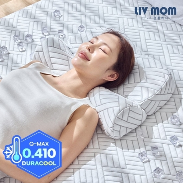 리브맘 메모리폼 아이스쿨링 냉감 바른자세 경추베개