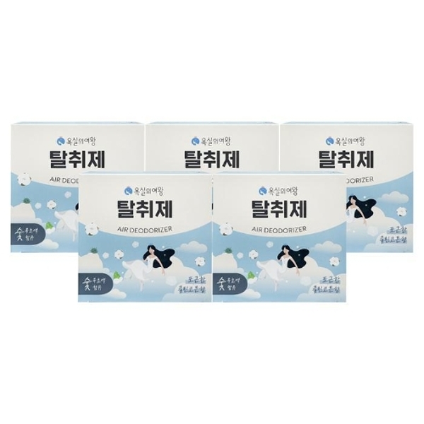 욕실의여왕 생활 탈 취제 / 클린코튼 / 5개 / DY