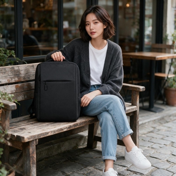 백팩 가방 남녀공용 대학생 직장인 출장 사무용 데일리 책가방 15인치
