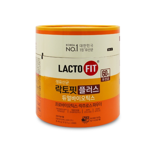 종근당건강 락토핏 플러스 듀얼바이오틱스 생유산균 2g x 200포 X 1통 I
