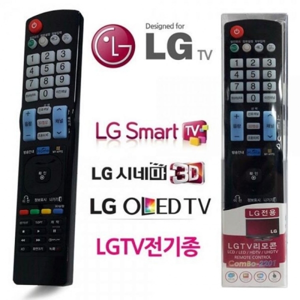 고급형 설정없이사용 만능리모콘 LGTV전용