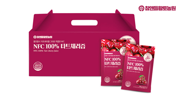 참앤들황토농원 몽모랑시 NFC착즙 타트체리즙 100포