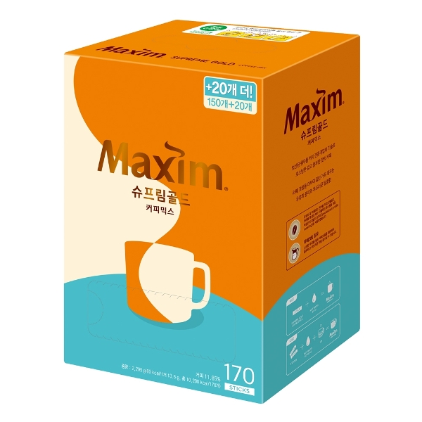 맥심 슈프림 골드 커피믹스 2295g, 1개, 170개입