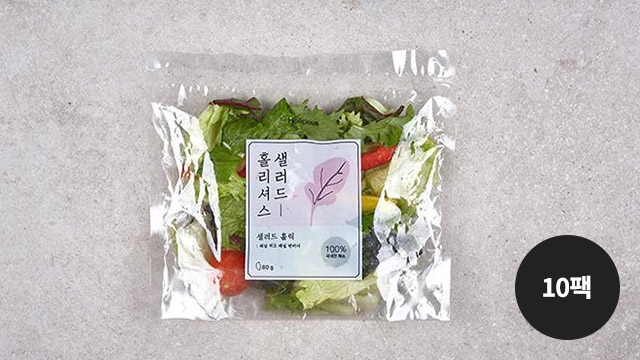 홀리셔스 간편 파우치 샐러드 10팩