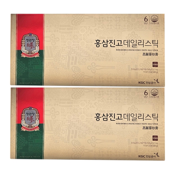 정관장 홍삼진고 데일리스틱 10g x30포x2박스