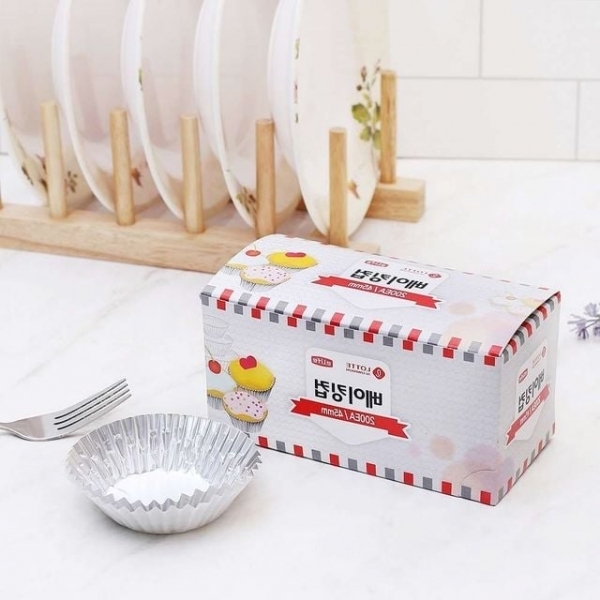 ( )4.5cm 베이킹 은박 컵 200개 포장 도시락