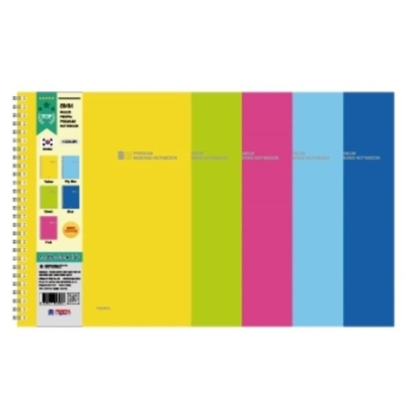 펜피아 10000 스프링 PP노트 대 16절/190x260mm 갑(5개입)